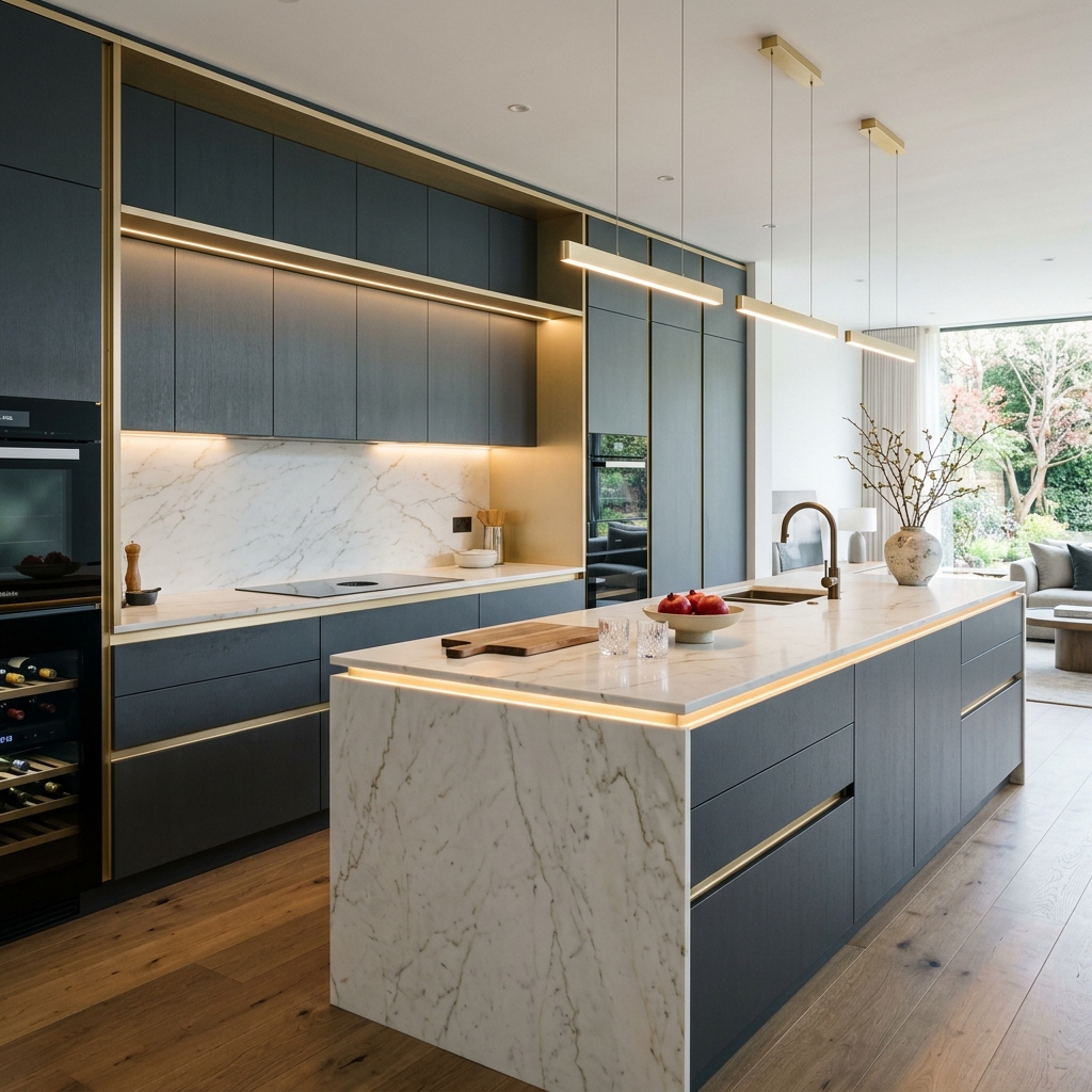Luxurious Modern Kitchen Cabinetry by N AluMake