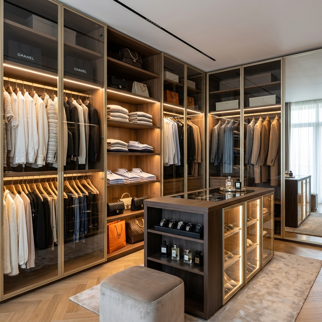 Modern Walk-in Wardrobe